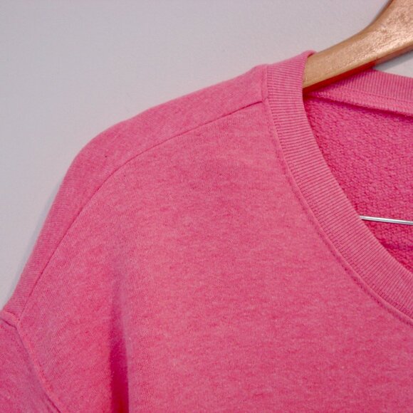 PINK Victoria's Secret Pink Logo Crew Sweatshirt Top Long Sleeve Size Small - Picture 5 of 11